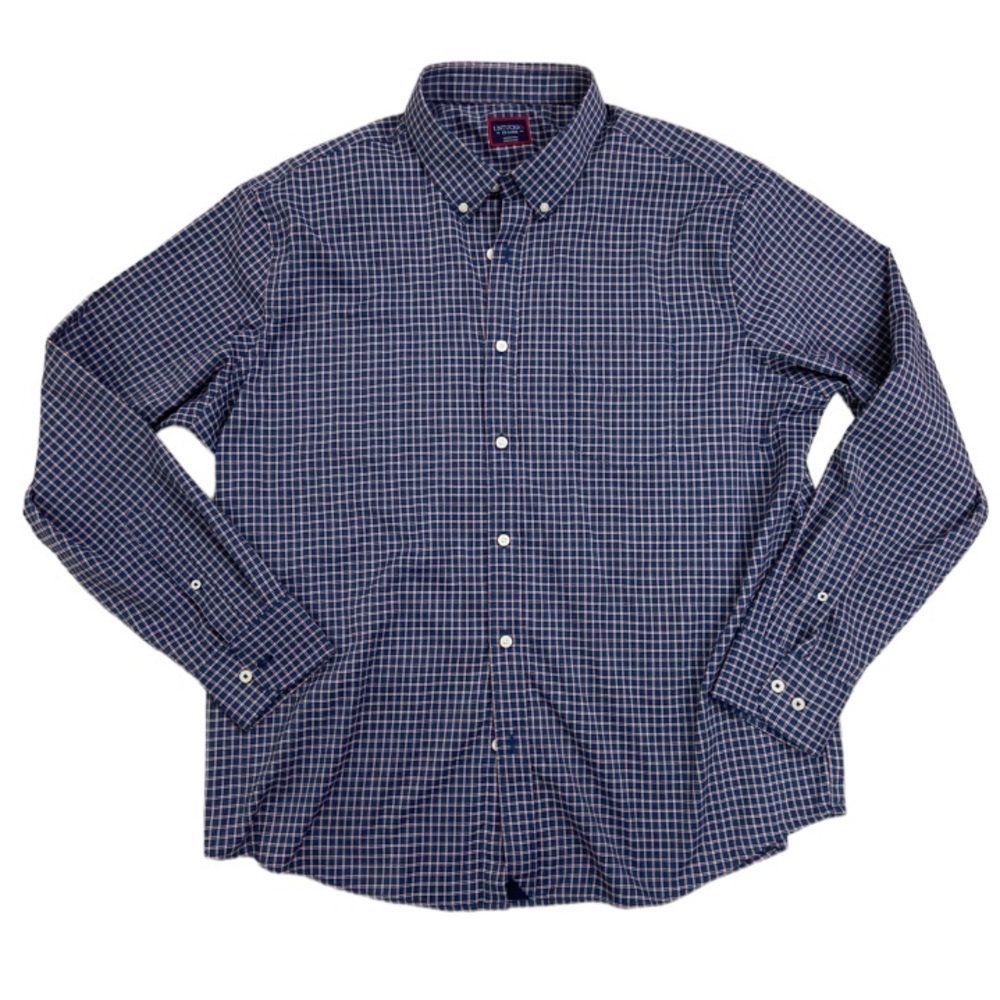UNTUCKit mens plaid button down shirt. XXL